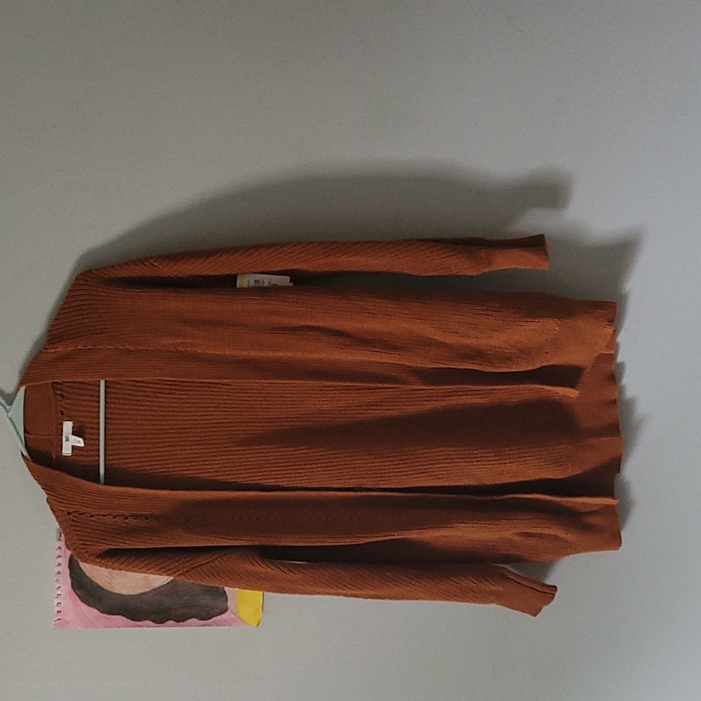 Orange Cardigan
